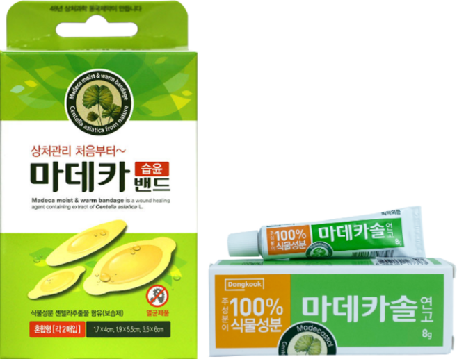 마데카습윤밴드 혼합형 6매+마데카솔 세트, 1세트