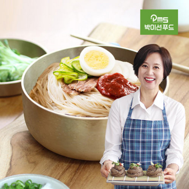 [박미선푸드] 착한 순메밀면 5인분(동치미3팩/비빔장2팩 ) + 착한 순메밀 칼국수 5인분(장국5팩), 1개