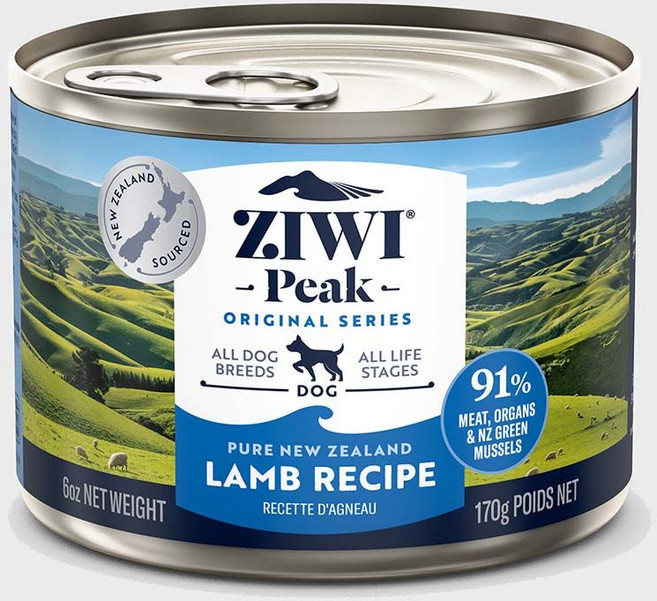 지위픽 강아지 간식 캔, 양고기, 170g, 1개