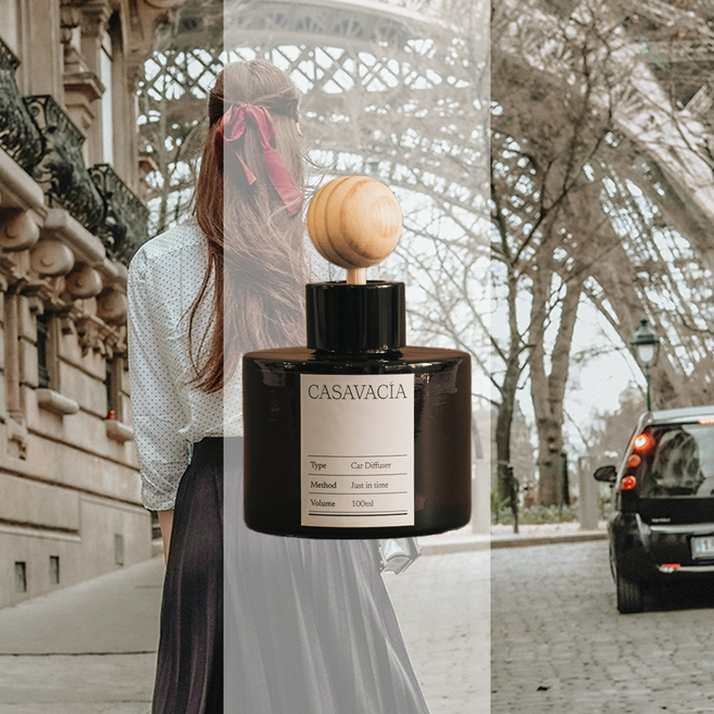 카사바시아 럭셔리 차량용 방향제 디퓨저 자동차 차량, 1개, 724