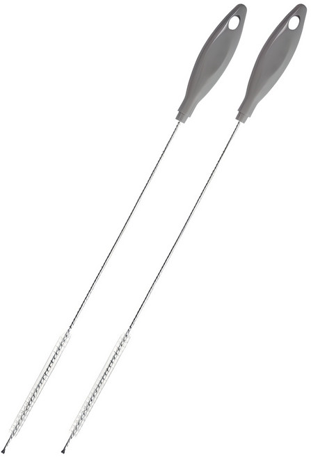 베이비앤아이 스트로우 브러쉬, 2개, 그레이