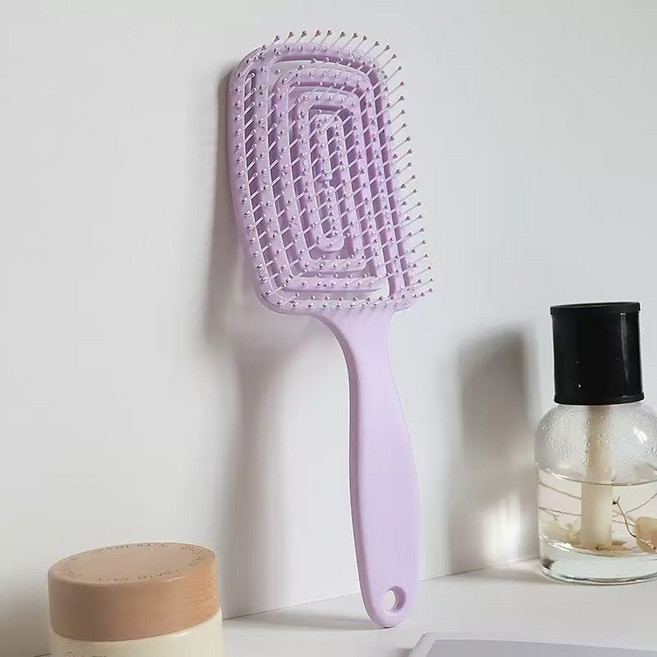 헤어 빗 엉킴방지 브러쉬 뿌리 볼륨 마스터, 1개, 퍼플