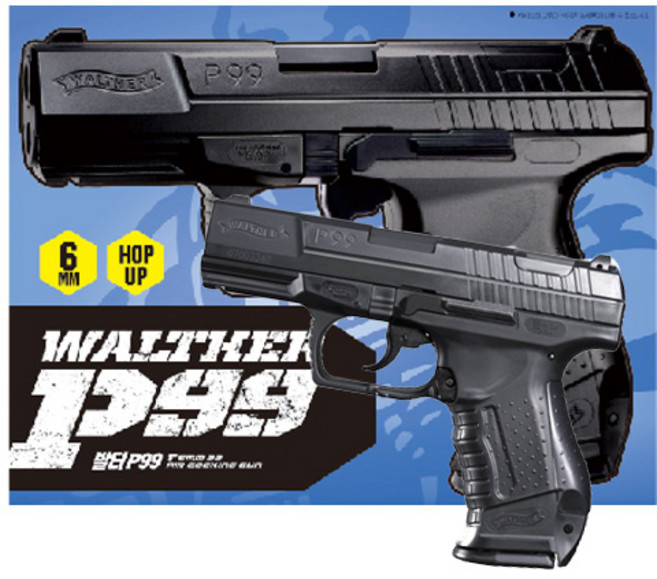 건스톰 WALTHER P99 스프링 에어코킹건, 1개