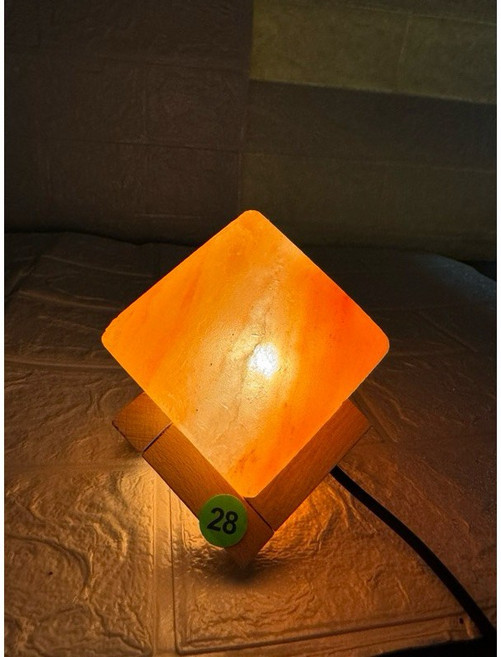 USB迷你鹽燈 立體金磚造型 居家小夜燈 氛圍燈, usb立體時尚金磚