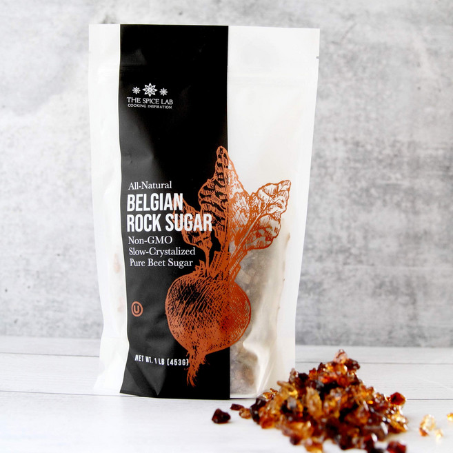 더 스파이스 랩 벨기에산 브라운 록 비트 설탕 The Spice Lab Authentic Belgian Brown Rock Beet Sugar 1 lb Bag, 1개, 1.2kg