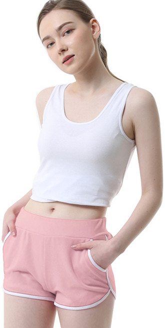 캐리루시 여성용 돌핀 특양면 주머니 바지