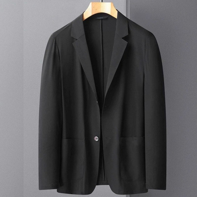 【Gshop.】冰絲薄款防曬西服外套 男 夏季 商務休閒 西裝 簡約純色 百搭 單西