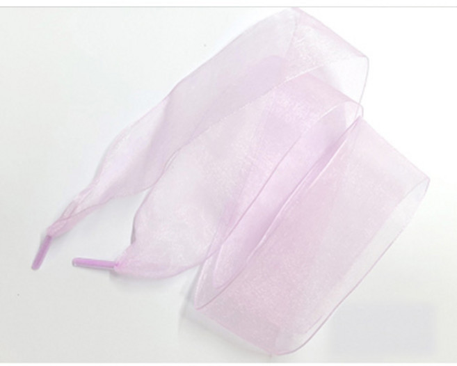 [1+1] 폭 40mm 단면 쉬폰신발끈 새틴신발끈 커스텀 웨딩 신발끈 운동화끈 신발참 신발꾸미기