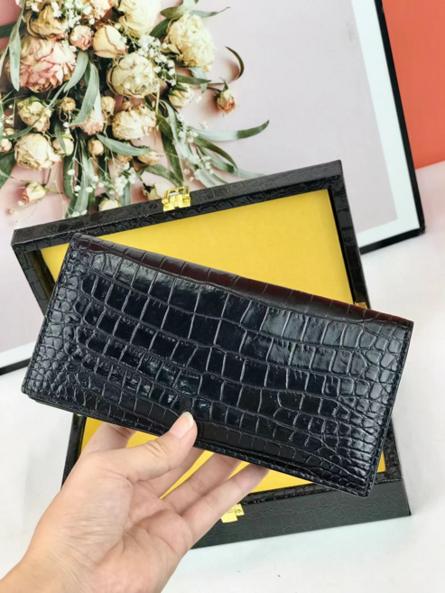100% 천연 악어가죽 남자 악어가죽 장지갑 남성 명품 수제 핸드메이드 지갑 진짜 악어가죽 남자의 자존심 퀄리티로 책임지겠습니다