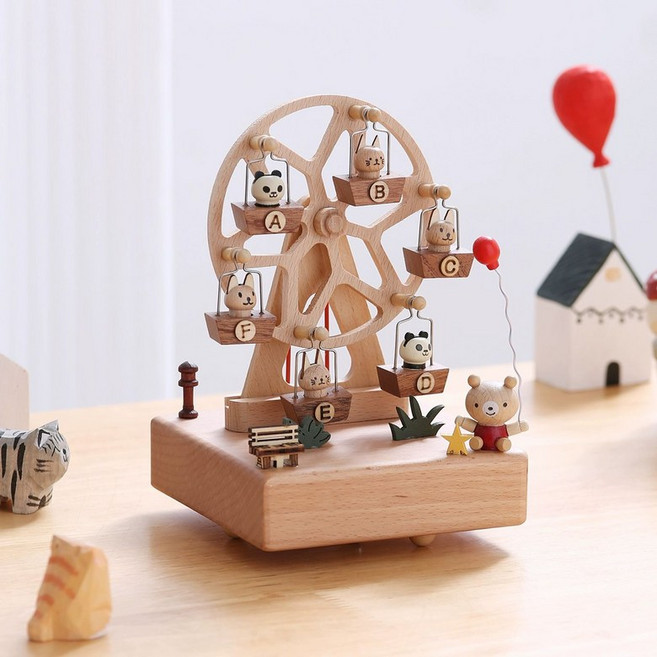 대만 샨 벚꽃 축제 우더풀라이프 1060185 오르골, 관람차 바닥 원형 룰렛 민들레의 약속