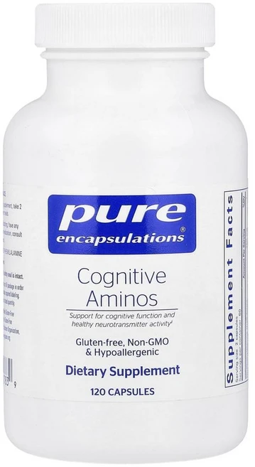 퓨어인캡슐레이션 코그니티브 아미노스 아미노산 캡슐 Pure Encapsulations Cognitive Aminos, 캡슐 120개, 1개, 120정 - 쿠팡