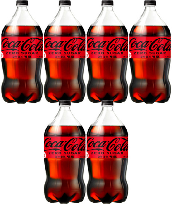 코카콜라 제로 페트, 1.8L, 6개