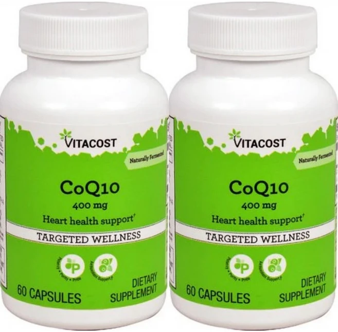 비타코스트 코큐텐 코엔자임 큐텐 유비퀴논 400mg, 60정, 2개, 60정 - 쿠팡