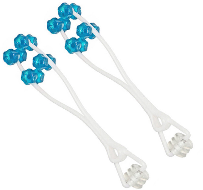 2단 페이스롤러 - 2개, 블루