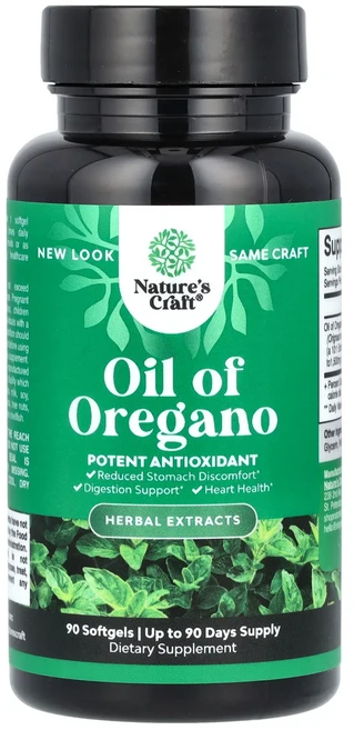 헁복하고 건강하세요 Nature's Craft 오레가노 오일 소프트젤 90정(소프트젤 1정당 150mg) 늘 챙기셔야합니다, NaturesCraft오레가노오일소프트젤90정소프트젤1, 1개 - 쿠팡