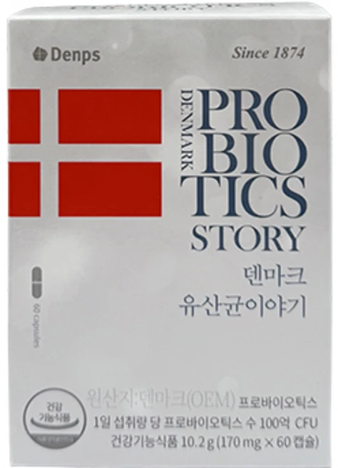 덴프스 정품 덴마크 유산균이야기 프로, 60정, 1개 - 쿠팡