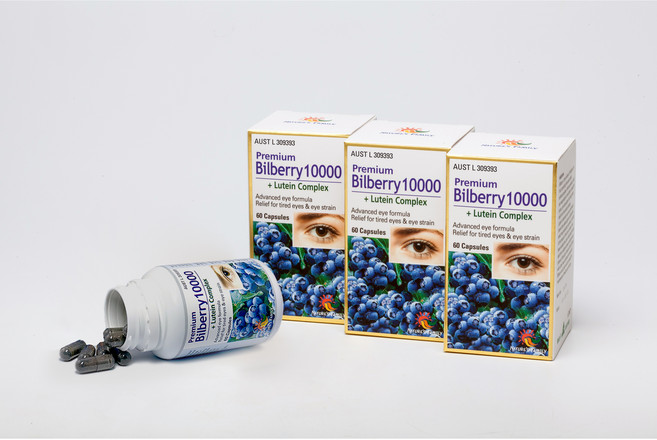 Nature's Family 호주 프리미엄 빌베리10000 루테인 60정 3병, 3개