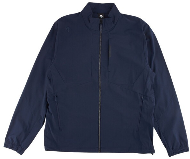 데상트 듀얼리스 스탠드넥 바람막이 자켓 SQ121DWB22 NAVY