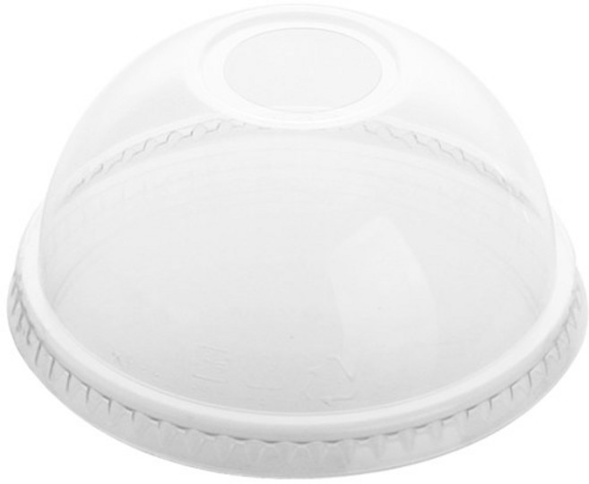 커피세븐 (아이스컵뚜껑)돔리드/돔뚜껑 PET컵용-107파이 500개, 1개, 돔형