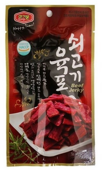 머거본 쇠고기 육포, 25g, 10개