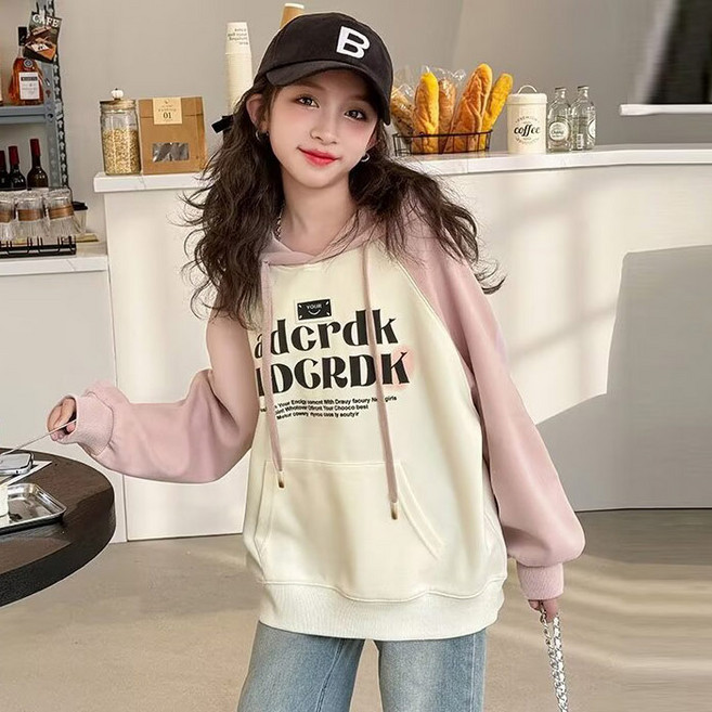 봄가을 주니어아동 에이드 오버핏 나그랑후드