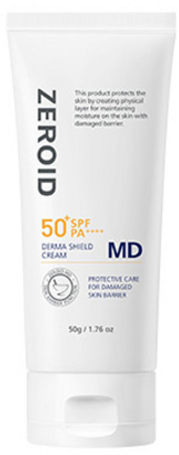 제로이드 더마 쉴드 크림 엠디 SPF50+ PA++++ 50g, 1개