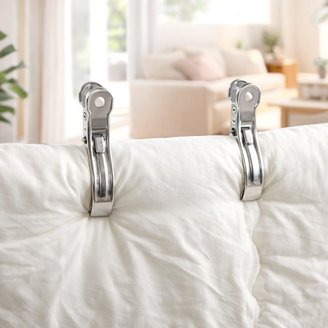 TGL 강력한 고정력 대형 빨래 집게, 12개, 메탈