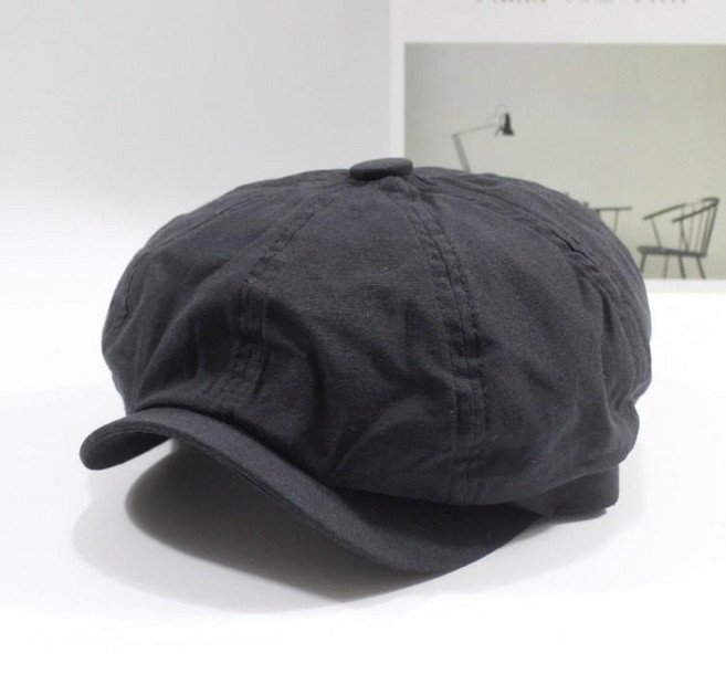 남성 베레모 헌팅캡 빅사이즈 체크 면마 여름 남캡