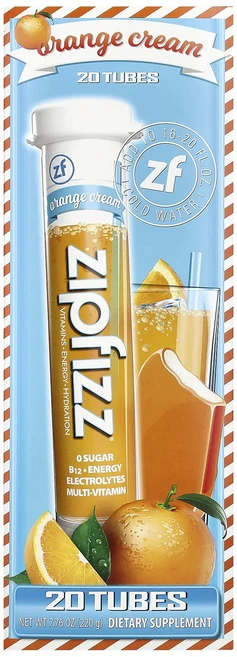 효과가 좋은 Zipfizz 헬시 스포츠 에너지 믹스 비타민B12 함유 오렌지 크림 맛 튜브 20개입 개당 11g(0.39oz) 최저가격, Zipfizz헬시스포츠에너지믹스비타민B12함유오렌지크림 - 쿠팡