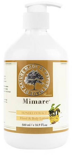 Mimare 法國密碼 蜂蜜蘆薈潤膚乳 保濕滋潤 舒緩敏感肌 全家適用, 500ml, 2瓶