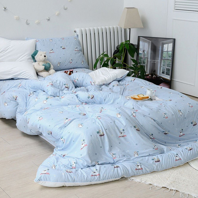 사계절 이불 주토피아 차렵이불 퀸 Q (블루) 이불 차렵 사계절차렵이불 사계절이불