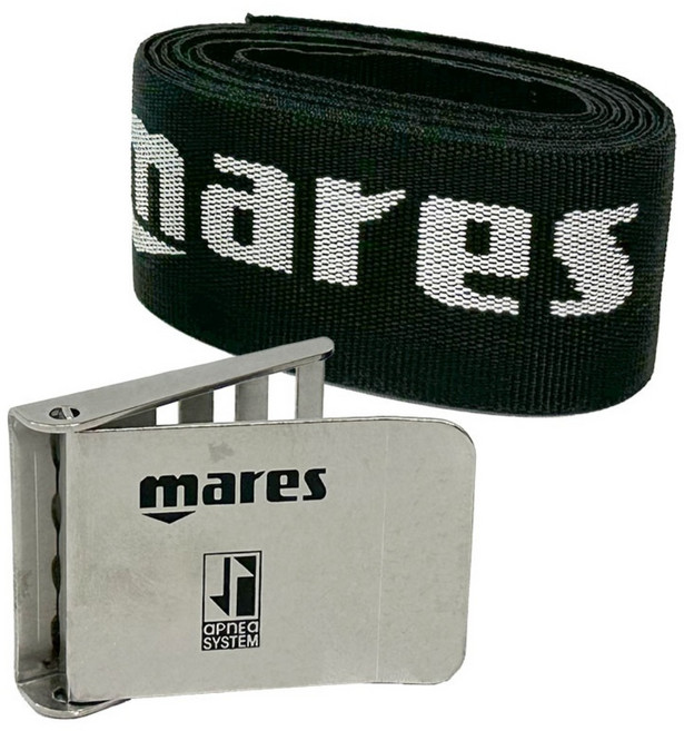 마레스 다이빙웨이트 벨트 세트 스쿠버다이빙 프리다이빙 버클+벨트(블랙)