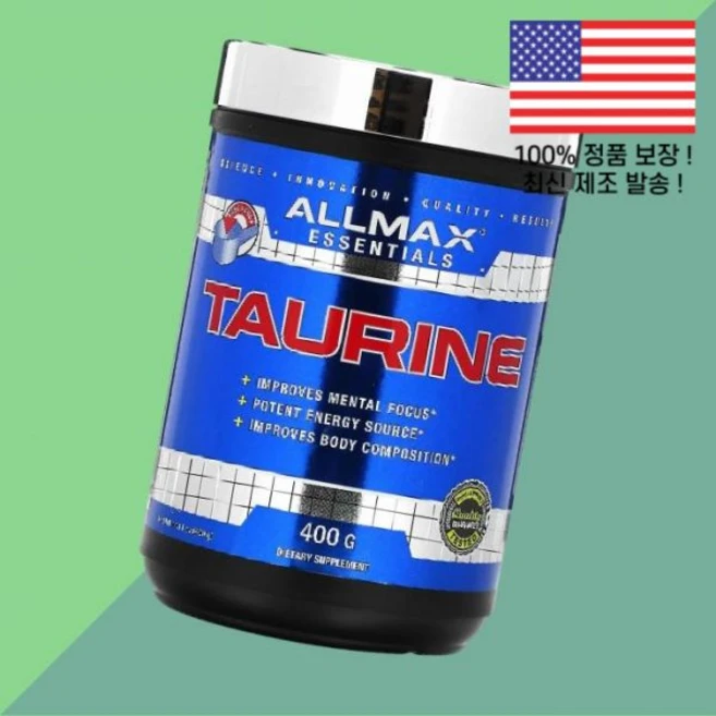 올맥스 에센셜 타우린 아미노산 14.11온스 400g Essentials Taurine 14.11oz - 쿠팡
