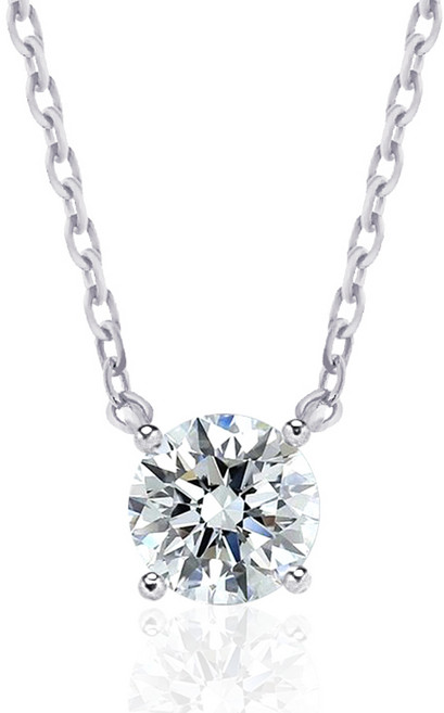 [ GRA보증서 / 엑설런트등급 / D칼라 ] 모이사나이트 1캐럿 2캐럿 3캐럿 5캐럿 솔리테어 4발 목걸이