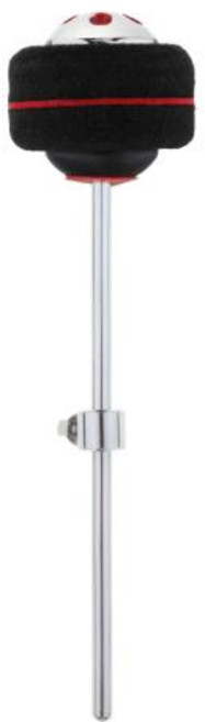 드럼 킥 비터 헤드 스테인레스 스틸 생크 블랙 펠트 드럼 페달 비터 타악기 액세서리, 1개