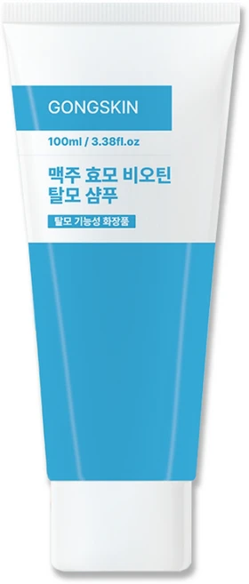 공스킨 맥주 효모 비오틴 탈모 샴푸, 100ml, 1개 - 쿠팡