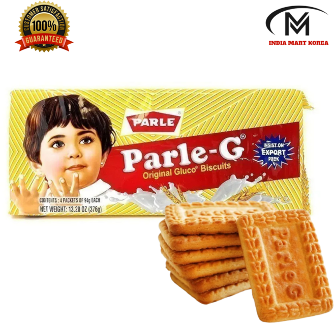 PARLE-G ORIGINAL GLUCO BISCUITS 팔레지, 376g, 2개