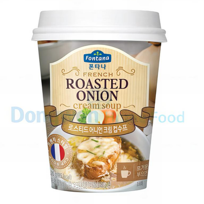 폰타나 프렌치 로스티드 어니언 크림 컵수프 20g 12개, 1개
