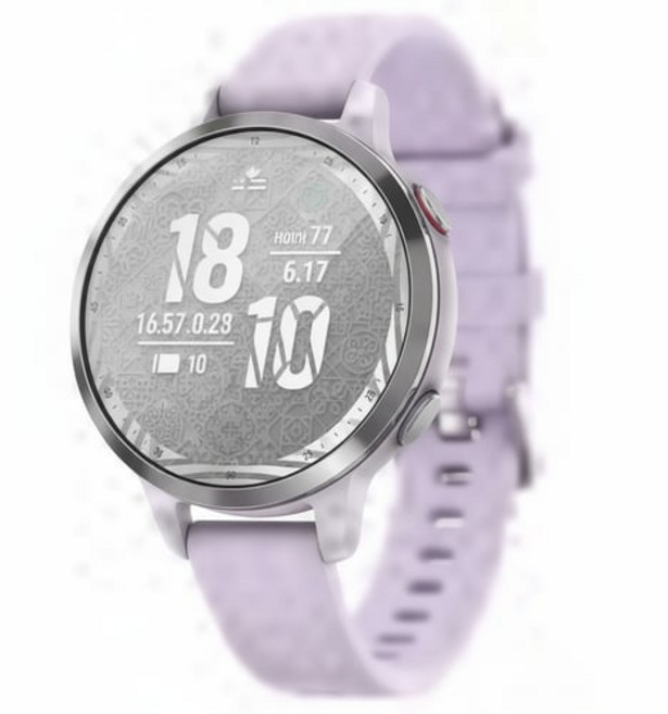 가민 릴리 2 액티브 웰니스 스마트워치, 자스민 퍼플, 38mm, GPS + 블루투스
