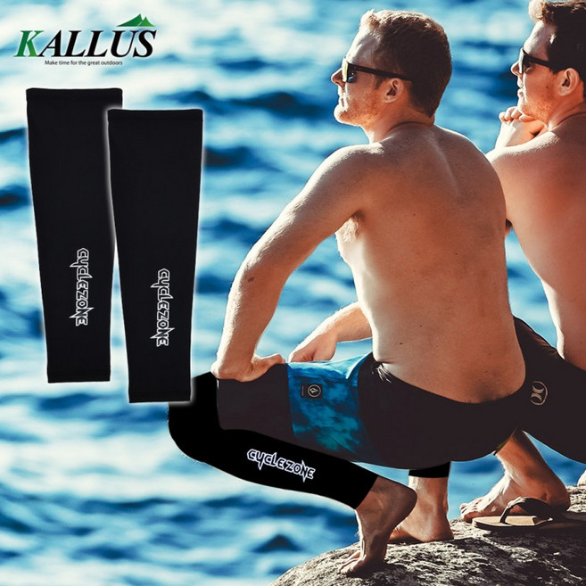 쿨 레그토시 2p 세트 자외선 차단 블랙 사이클 바이킹, 다리쿨토시XL