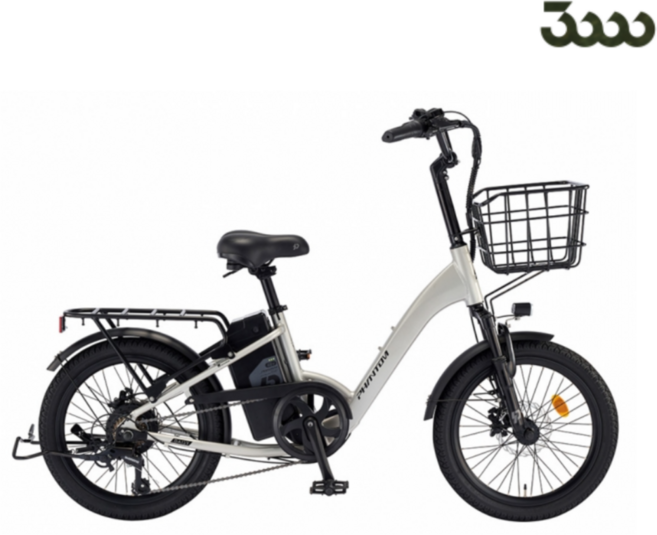 삼천리 2026 20 팬텀 데이지 7단 유압식 48v 350w 전기자전거, 라이트 웜 실버