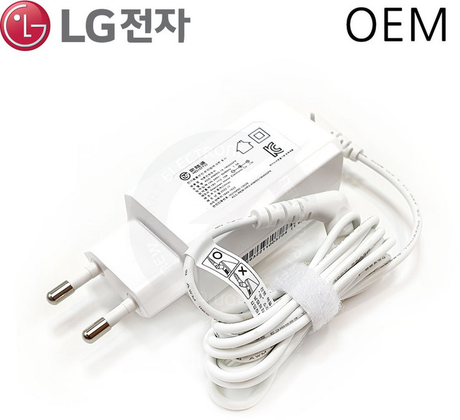 LG 모니터 TV 아답터 아답타 전원 케이블 19V 1.3A 1.7A 2.1A / ADS-40FSG-19 ADS-40SG-19-3 ADS-25FSF-19 ADS-25FSF-19, 1개