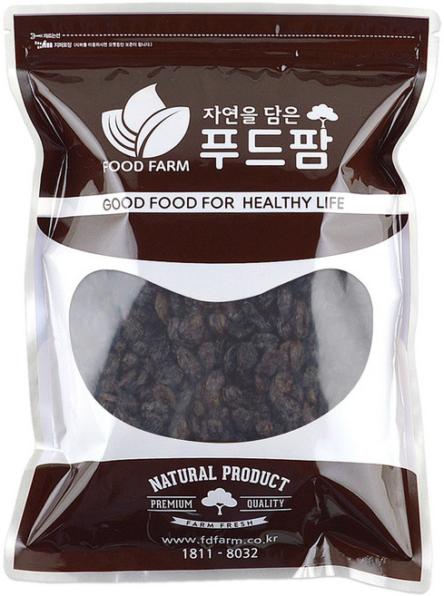 푸드팜 건포도 캘리포니아, 1개, 1kg