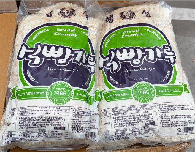 행성빵가루 습식빵가루 돈까스용 2kg, 1개