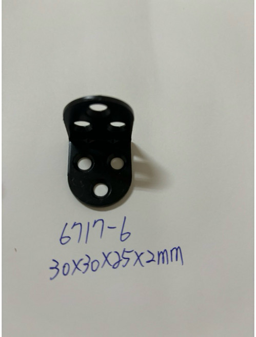 易利購 角鐵 角碼 半圓固定角鐵, 6717-6,一個, 1個