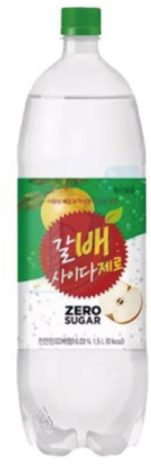 해태 갈아만든 배 사이다 제로 1.5리터 6개입, 1.5L, 6개