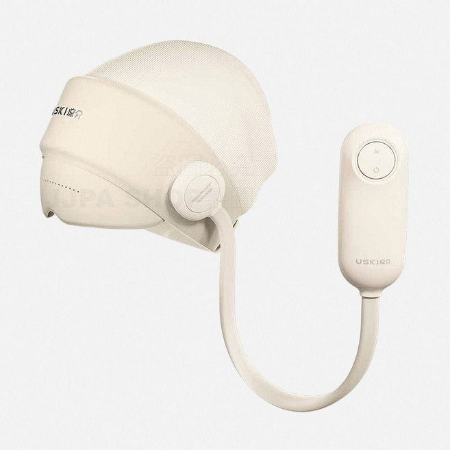 日本涼介 R1頭部按摩器 助睡眠 頭部舒緩減壓禮物, 素雅杏色