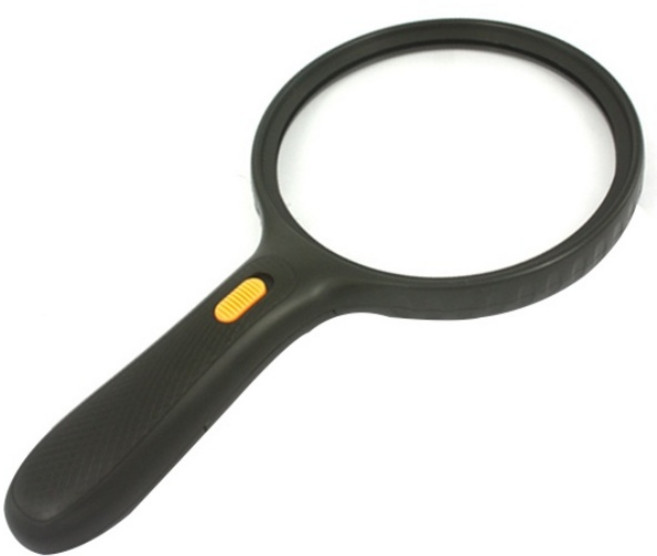 치프몰 3LED 대형 라이트 확대경 돋보기 1.8배율 5배율, 9986E, 1개