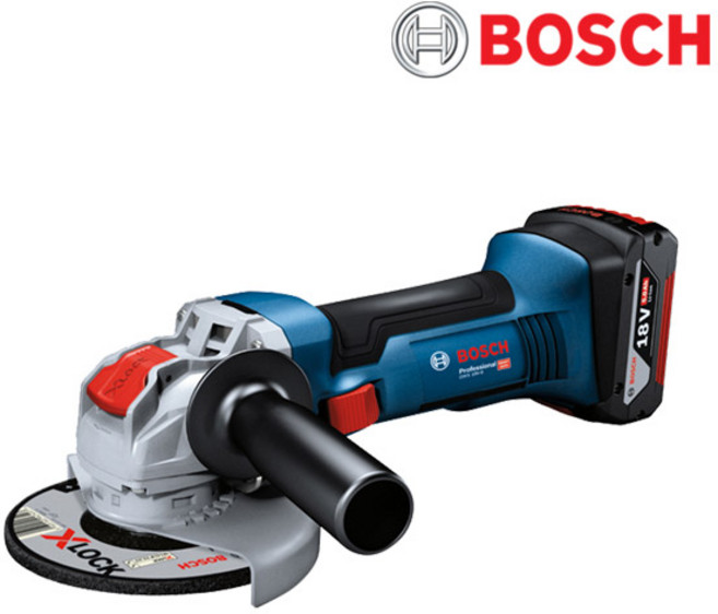 보쉬 충전 앵글 그라인더 GWX 18V-8 본체만 베어툴, 1