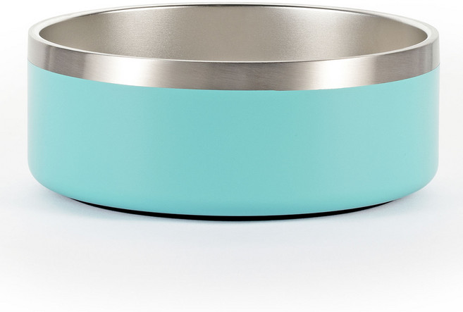 Jaoul 프리미엄 스테인리스 스틸 논슬립 반려동물용 식기 1200ml, 1개, 그린